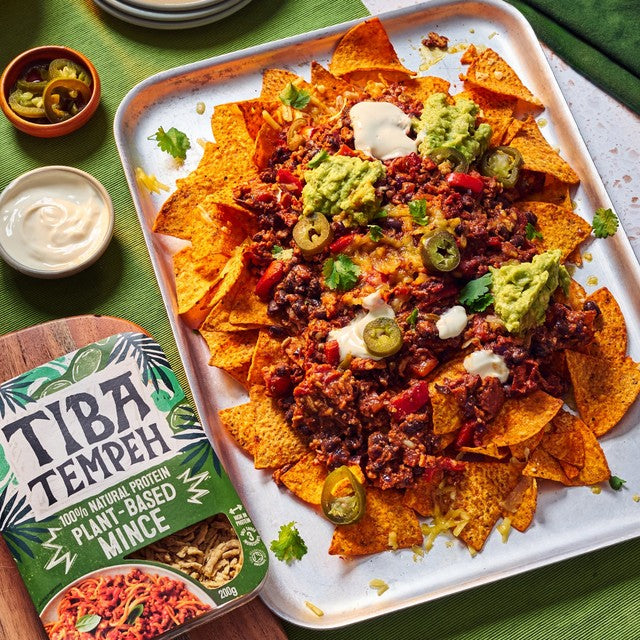 Tiba Tempeh organic plant-based mince 200g (British brand)