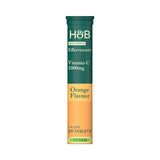Holland & Barrett High Strength Effervescent Vitamin C 1000mg Orange Flavour Vitamin C Tablets 20 Tablets