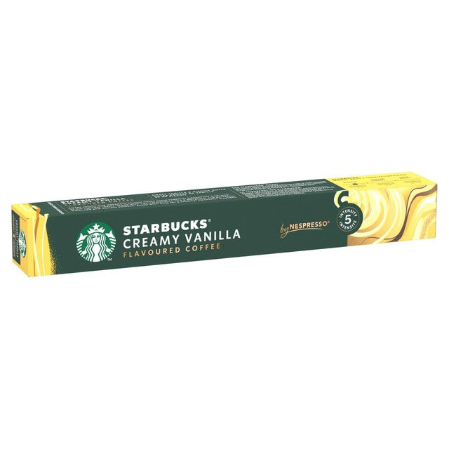 Starbucks vanilla flavoured coffee capsules 10 pack (British brand)