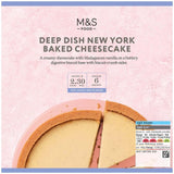M&S Deep Dish New York Baked Vanilla Cheesecake Frozen Dessert 530g