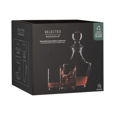 Rayware Ravenhead 1Litre Whisky Glass and Decanter Set
