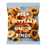 M&S beer battered onion rings 350g, imported from the UK