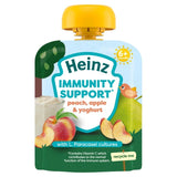 Heinz Immunity Support Baby Pouches Peach & Yoghurt with Apple 6m+ 85g
