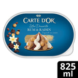 Carte D'Or rum & raisin ice cream dessert 825ml - British product