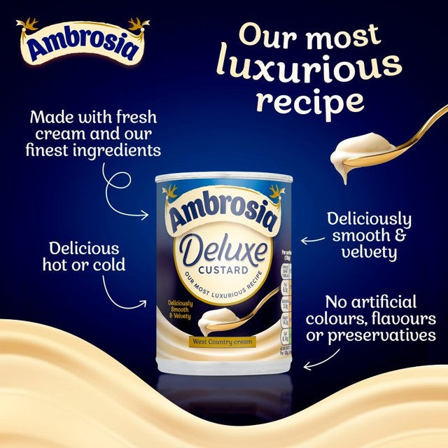 Ambrosia Deluxe West Country Cream custard 400g - British product