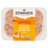 Edwards Chicken Quarter Pounders Gluten Free 454g - British product