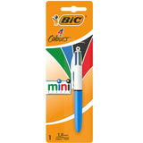 Bic Mini 4 Colour Ballpoint Pen 12 cm