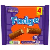 Cadbury Fudge Chocolate Bar Multipack 4 x 22g