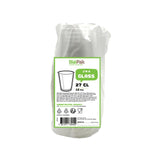 Duni BioPak recycled plastic glasses 270ml - British product