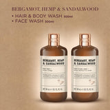 Baylis & Harding men's grooming gift set Bergamot Hemp Sandalwood 2 x 300ml - British product