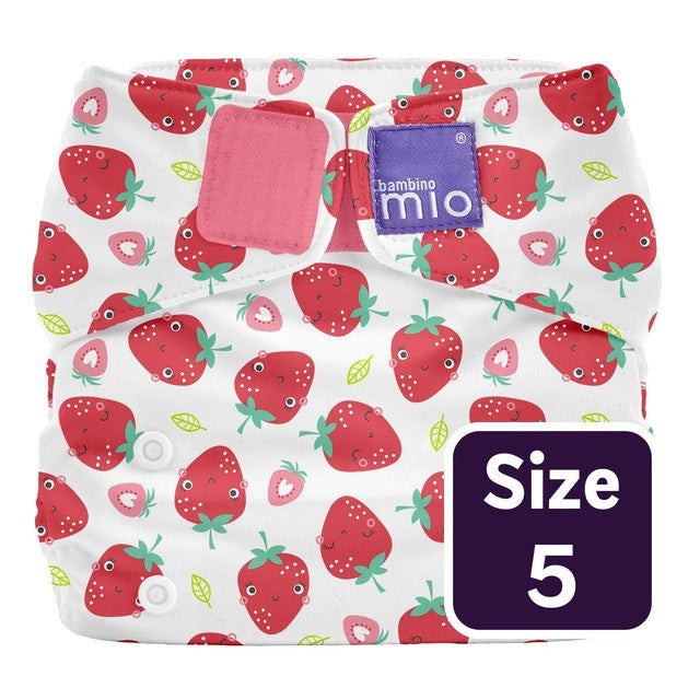 Bambino Mio reusable nappy Strawberry One size - British product