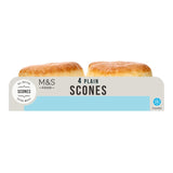 M&S Plain Scones 4 pack, imported from the UK