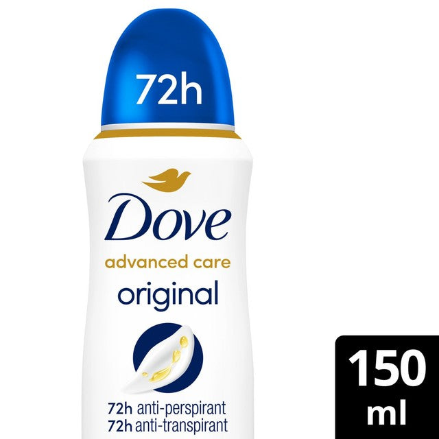 Dove Advanced Care Original anti-perspirant deodorant aerosol 150ml - British product