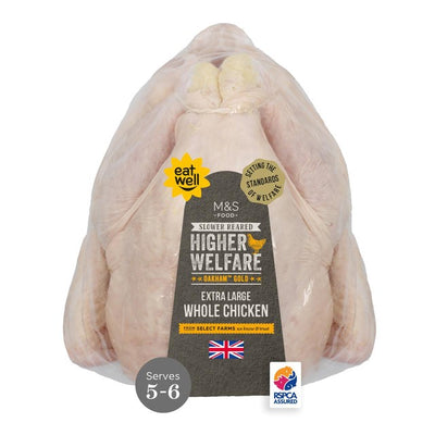 M&S Oakham Gold Extra Large Whole Chicken 1.9kg