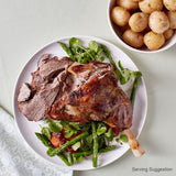 Ocado half leg of lamb bone in 1.05kg, imported from the UK