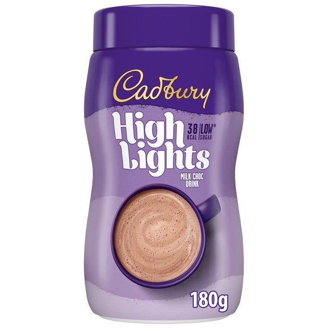 Cadbury Highlights Chocolate Drink Hot Chocolate Jar 180g - British product