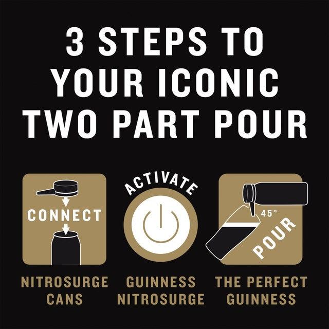 Guinness Nitrosurge Draught Pouring Device with USB Charging, UK version