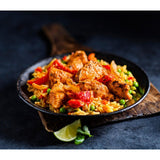 M&S Piri Piri Chicken ready meal 350g, imported from the UK