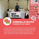 Nut Blend cacao, cashew and almond butter 200g, imported from the UK