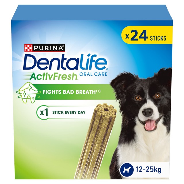 Dentalife ActivFresh chicken dog chews 24 pack - British product