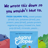 Edgard & Cooper salmon dry dog food 1kg - British product