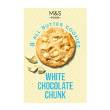 M&S Belgian White Chocolate Chunk Cookies Biscuits 200g