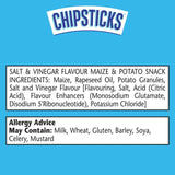 Smiths Chipsticks Salt & Vinegar 6 x 17g - British product