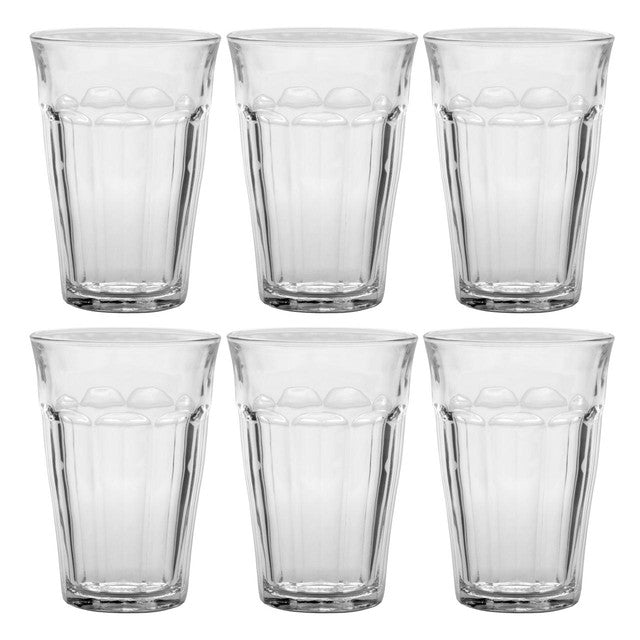 Duralex Picardie glass tumblers 360ml - British product