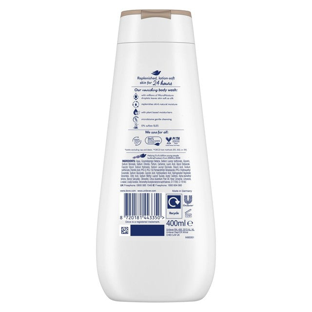 Dove Nourishing Silk Advanced Care Body Wash 400ml - British product