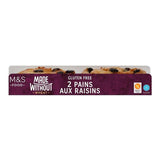 M&S Gluten Free Pain Aux Raisins Pastry 2 Pack