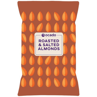 Ocado Roasted & Salted Almonds Snack Nuts 200g