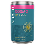 Served Cosmopolitan canned cocktail 125ml (British brand)