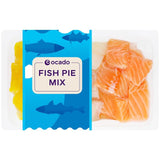 Ocado fish pie mix 340g, imported from the UK