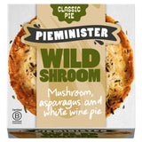 Pieminister Wild Shroom Pie with Mushroom, Asparagus & Cream Vegetarian Pie 255g