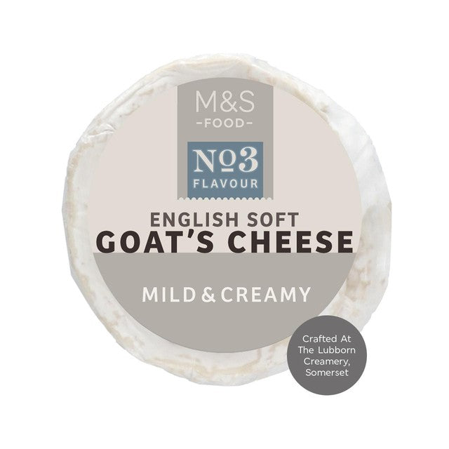 M&S English goat's cheese 100g, imported from the UK
