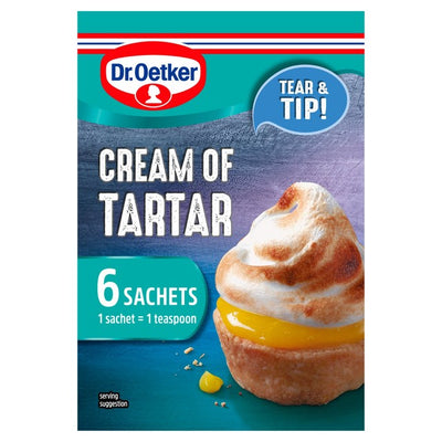 Dr Oetker Cream of Tartar Baking Powder Sachets 6 x 5g