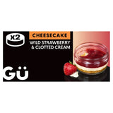 Gu Wild Strawberry & Clotted Cream Cheesecake Dessert 2 x 82g