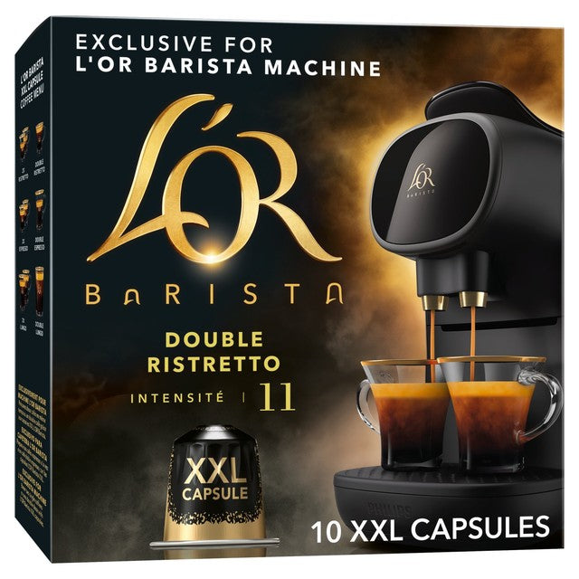 L'OR Double Ristretto XXL Coffee Pods, imported from the UK