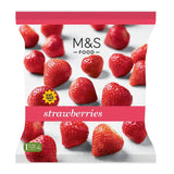 M&S frozen strawberries 500g, imported from the UK