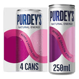 Purdey's Berry & Dragon Fruit Natural Energy Drink 4 x 250ml