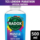 Radox muscle soak bath soak with sea minerals and sage 500ml, imported from the UK