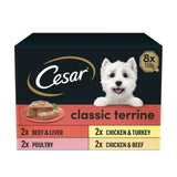 Cesar Classics Terrine Mixed in Loaf Wet Dog Food 8 x 150g