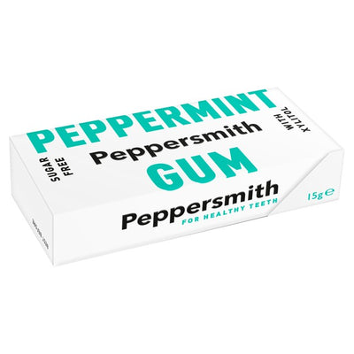 Peppersmith 100% Xylitol Peppermint Sugar Free Chewing Gum 15g