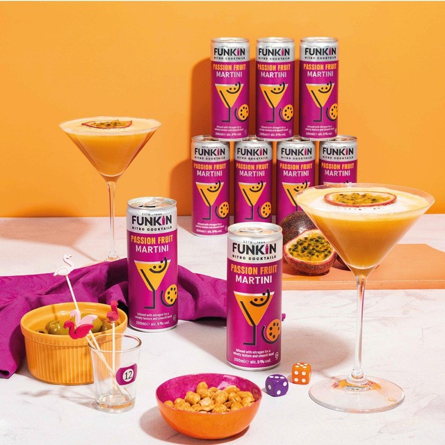 Funkin passion fruit martini nitro cocktail 200ml - British product