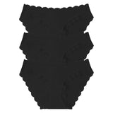 Stripe & Stare The Original Knicker Three Pack, Black,S