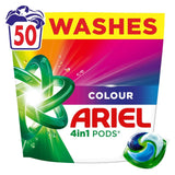 Ariel Colour 4in1 Pods Laundry Detergent Capsules 50 Washes