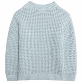 M&S boys pure cotton open knit jumper blue 6-9 months, imported from the UK