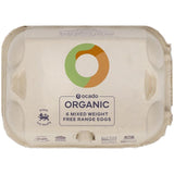 Ocado Organic Free Range Mixed Weight Eggs 6 Pack