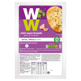 Weight Watchers Garlic & Coriander Mini Naan Breads 4 per pack
