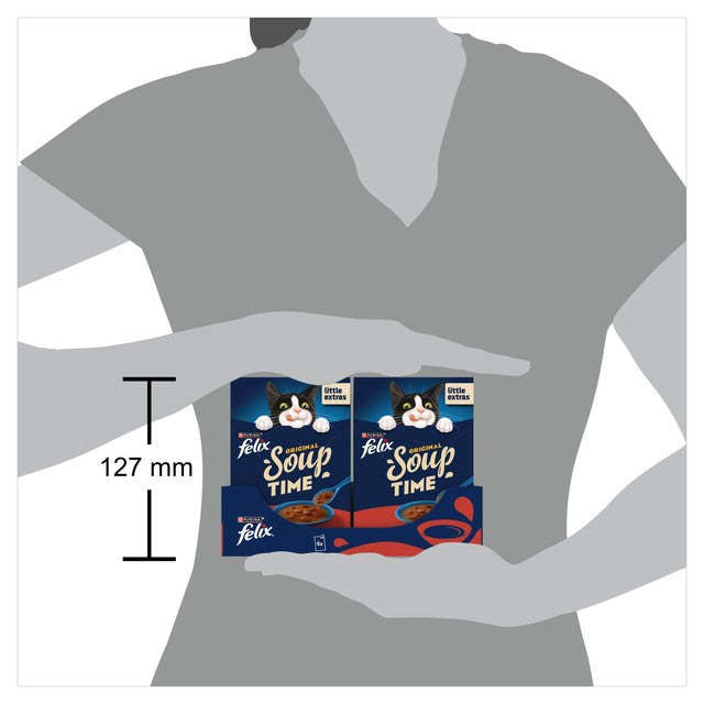 Felix wet cat food Chicken, Beef & Lamb 6 x 48g - British product